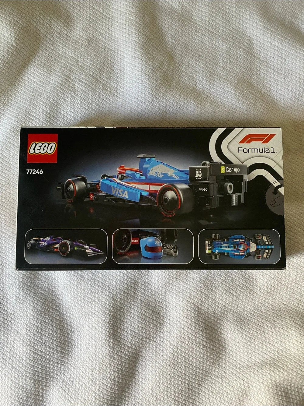 LEGO Speed Champions Visa Cash App RB VCARB 01 F1 Race Car Model Kit 77246